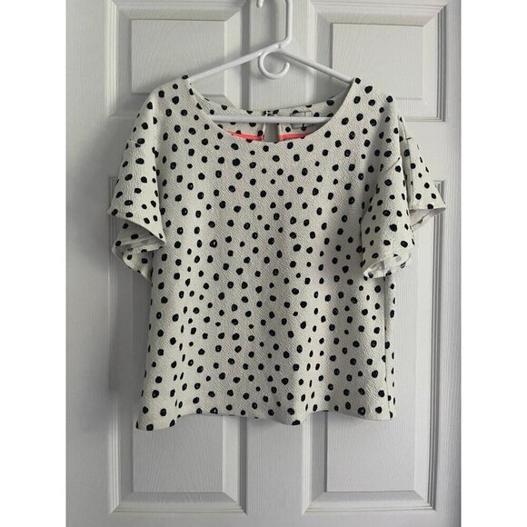 Anthropologie Postmark Polka Dot Top - Picture 1 of 4